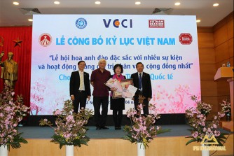 Lễ hội hoa Anh đào Nhật Bản xác lập Kỷ lục Việt Nam