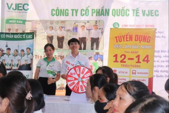 VJEC tham gia phiên giao dịch việc làm tại xã Vân Sơn